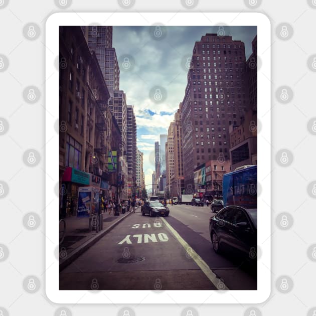 Sixth Ave Street Midtown Manhattan NYC Sticker by eleonoraingrid